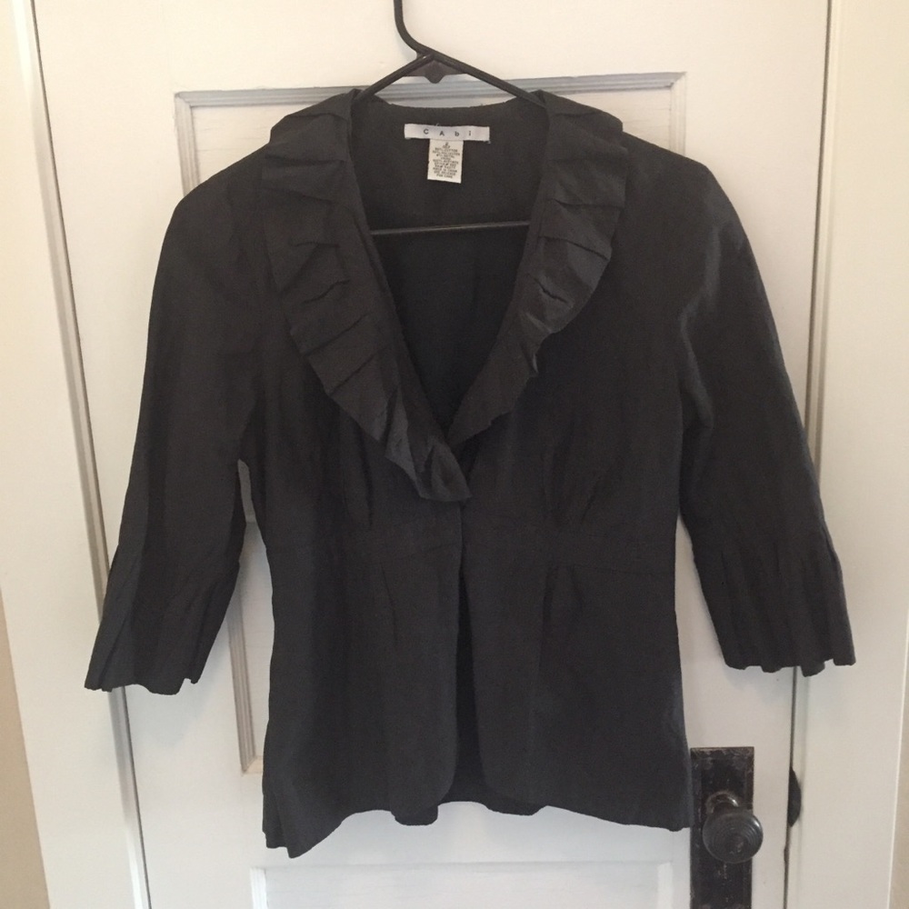 CABI Black Cosette Jacket Size 2